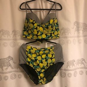 Torrid Lemon High Waisted Bikini